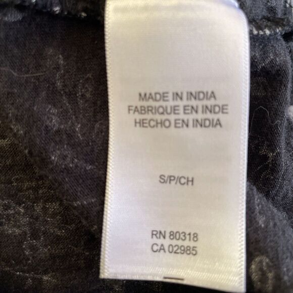 Lucky Brand Womens Sm Embroidered Floral Long Sleeve Peasant Blouse Tunic Boho - Picture 6 of 8